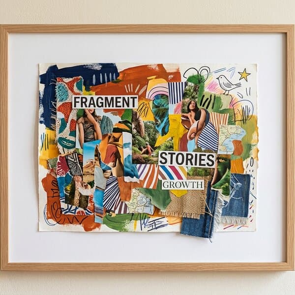 Layers of Austin — Mixed Media Collage by Jayden K.